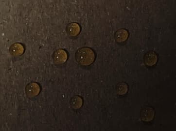 Hydrophobic eco-coating demonstration